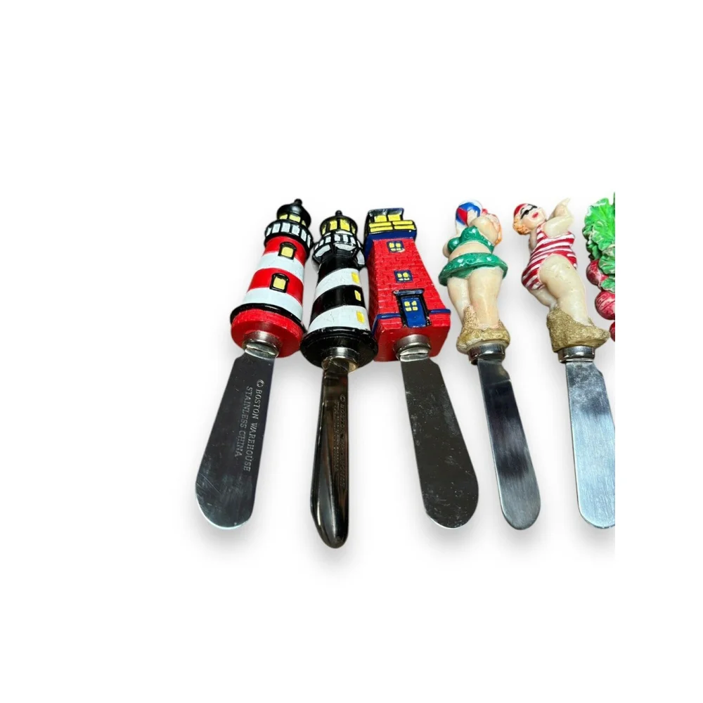 Random Vintage Boston Warehouse Lighthouse, beach Volleyball & Radish Spreaders
